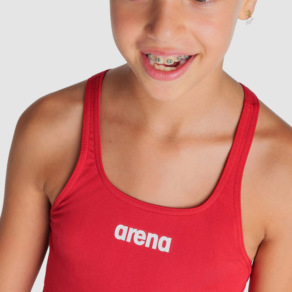 Arena Team Swimsuit Swim Pro Solid Badeanzug in ROT
