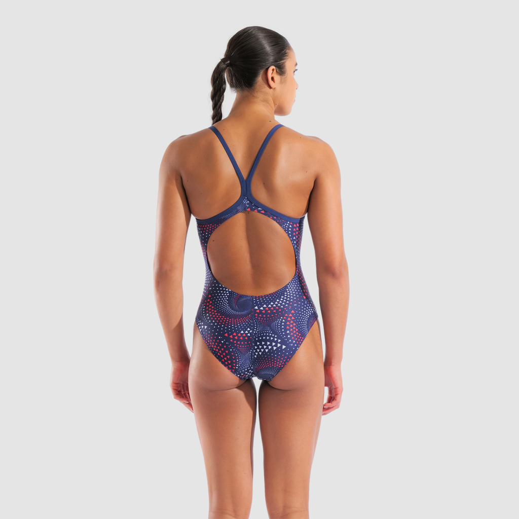 Arena W Arena Fireflow Swimsuit Lightdrop Back Badeanzug in BLAU