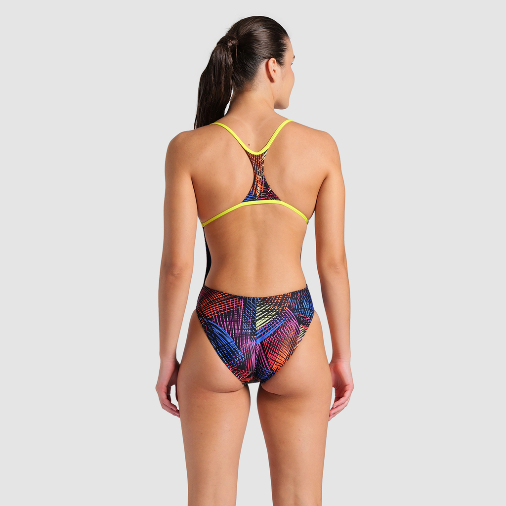 Arena W Arena Energy Swimsuit Booster Back Badeanzug in GRÜN