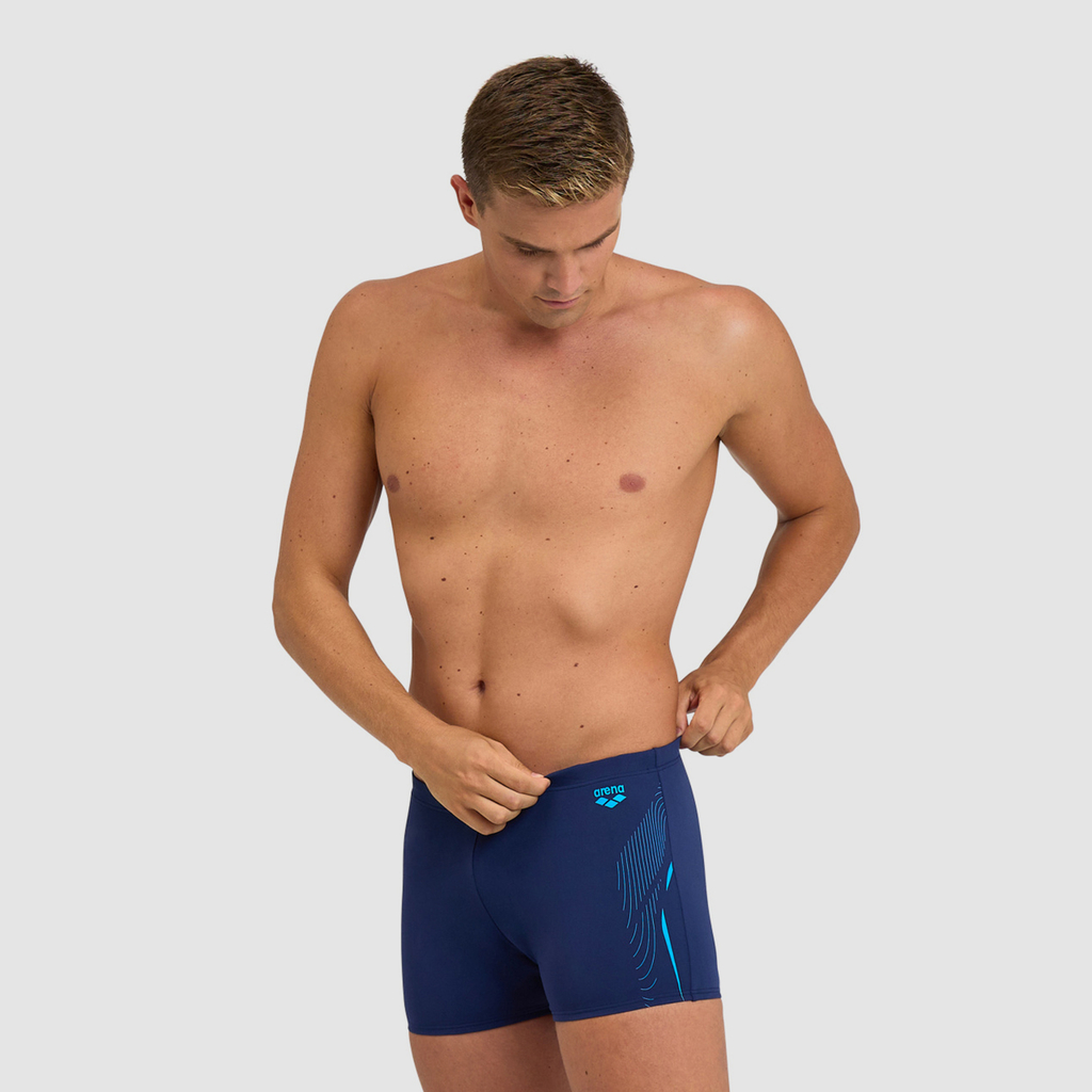 Arena Swim Short Graphic IV in BLAU