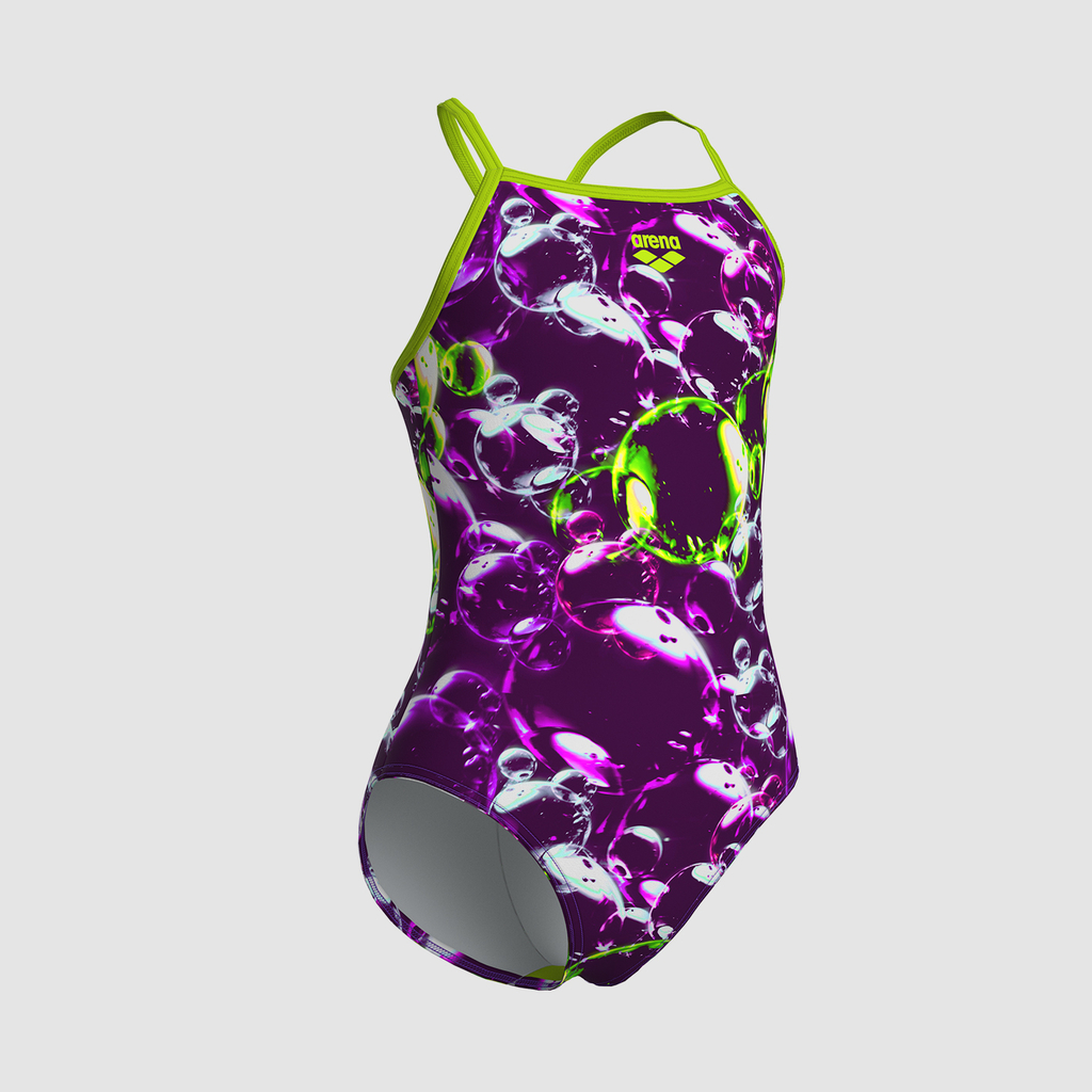 Arena G Arena Soap Bubbles Swimsuit Light Drop Back Badeanzug in VIOLETT