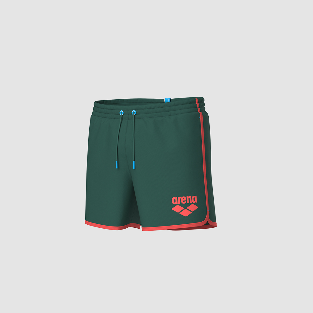 Arena M Arena Big Logo Borders Beach Short in GRÜN