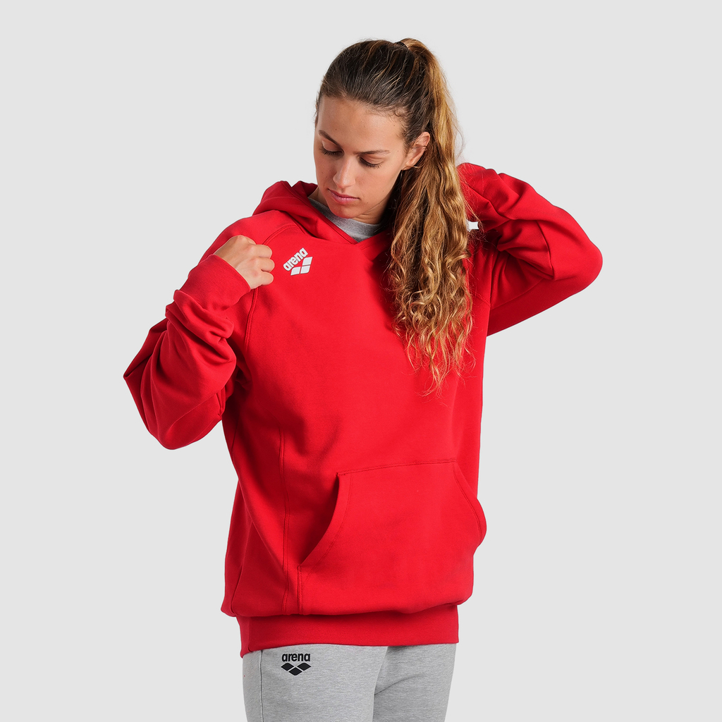 Arena Team Hooded Sweat Panel in ROT