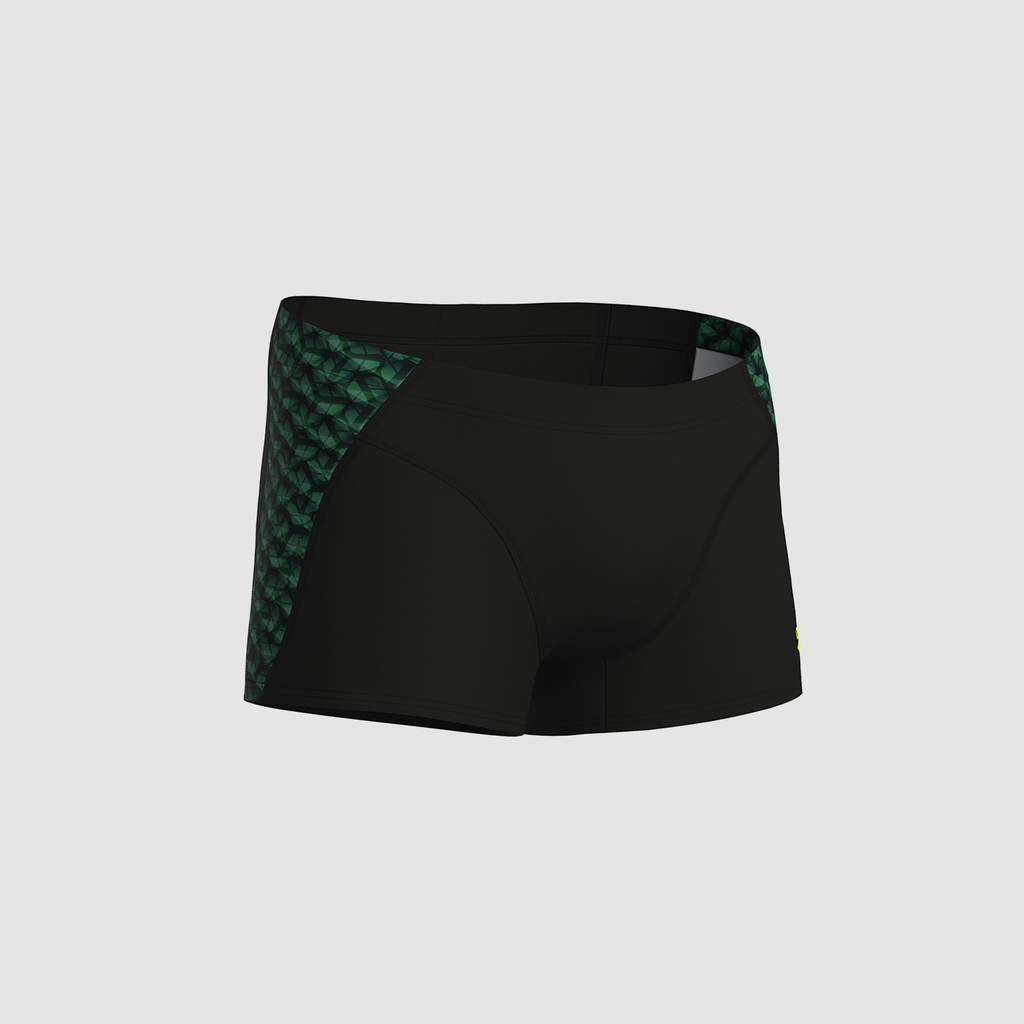 Arena M Arena Monogram Swim Short in SCHWARZ