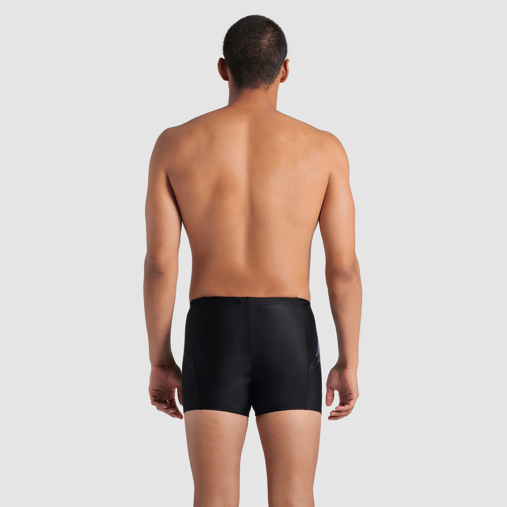 Arena M Arena Spider Web Swim Short in SCHWARZ