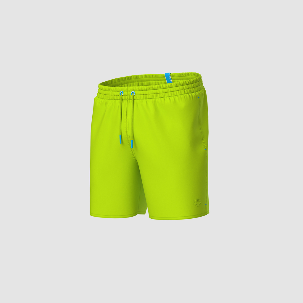 Arena M Arena Solid Boxer Beach Short in GRÜN
