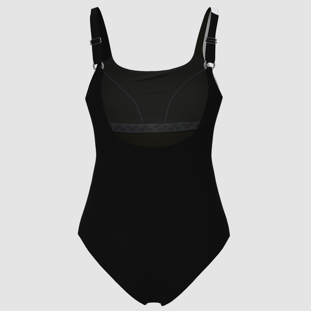 Arena W Arena Swimsuit Liliana U Back C Cup Figurformender Badeanzug in SCHWARZ
