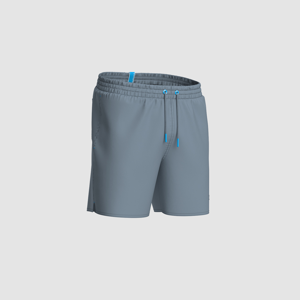 Arena M Arena Solid Boxer Beach Short in GRAU