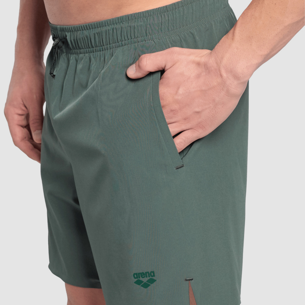 Arena M Arena Evo Beach Boxer Solid Beach Short in GRAU
