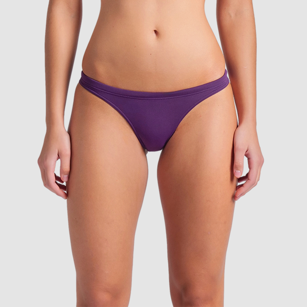 Arena Team Swim Bottom Solid Bikini in VIOLETT