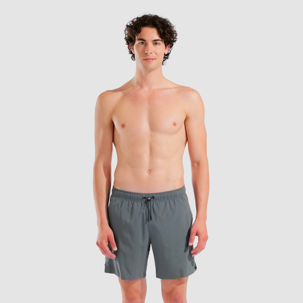Arena M Arena Evo Beach Boxer Solid Beach Short in GRAU