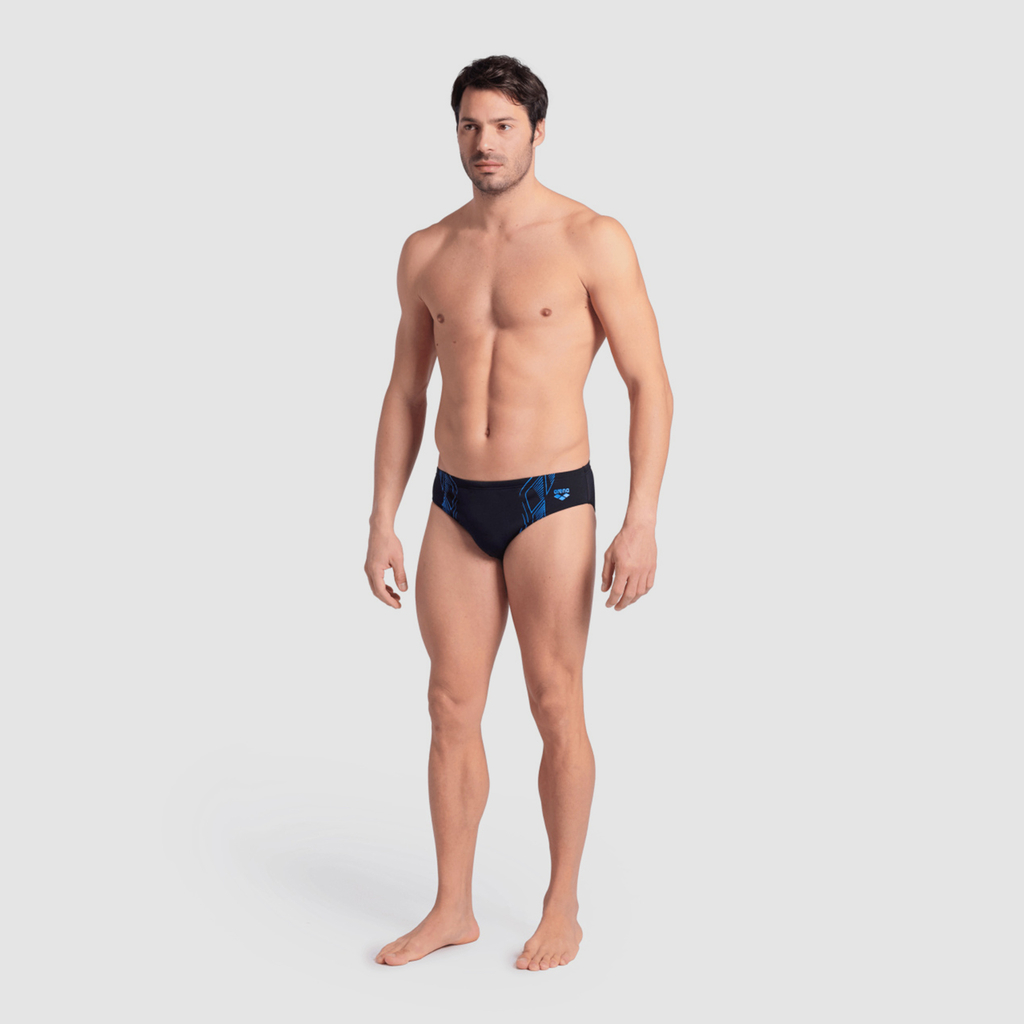Arena M Arena Reflecting Swim Briefs Swim Slip in SCHWARZ
