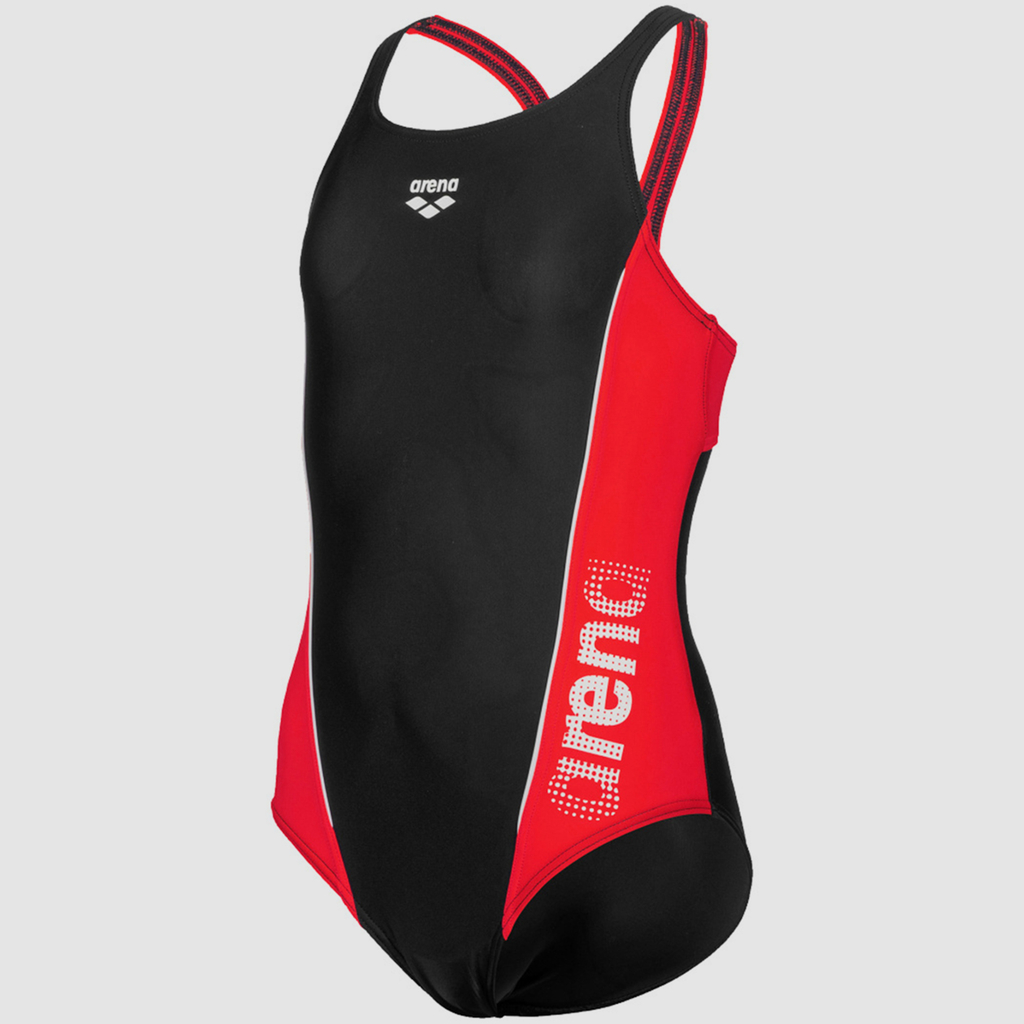 Arena Thrice Jr Swim Pro Back One Piece R Badeanzug in SCHWARZ