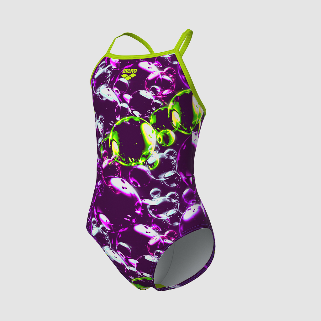 Arena G Arena Soap Bubbles Swimsuit Light Drop Back Badeanzug in VIOLETT
