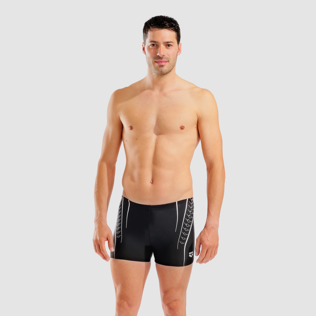 Arena M Arena Double Graphic Swim Short Swim Short in SCHWARZ