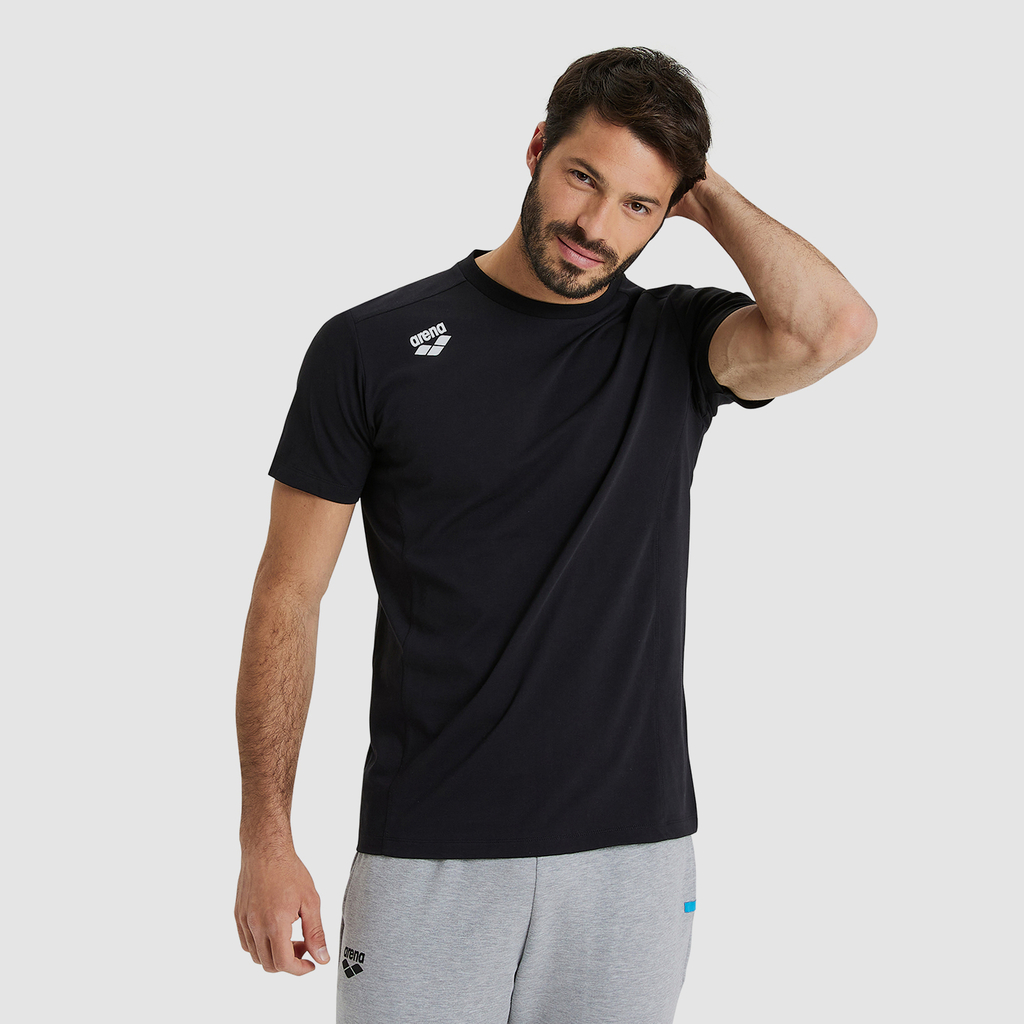 Arena Team T-Shirt Panel in SCHWARZ