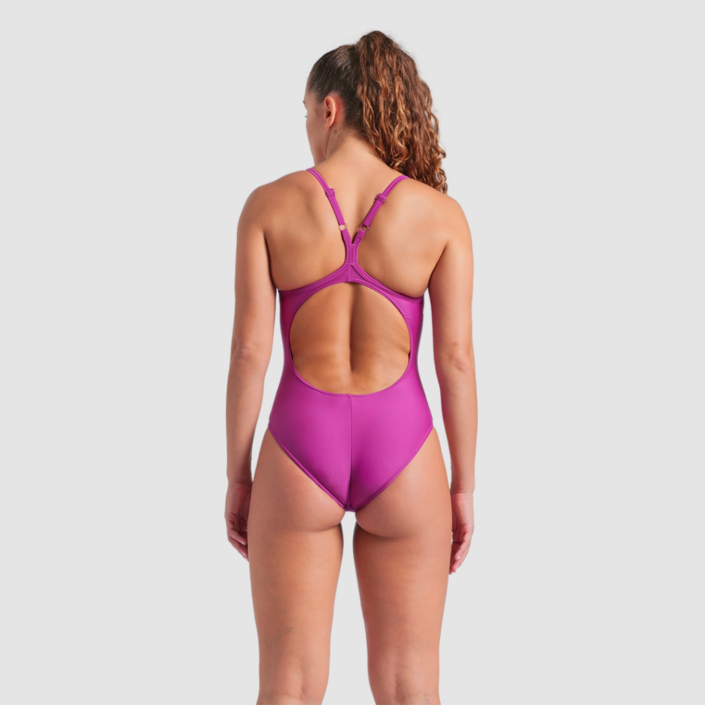 Arena W Arena Solid Swimsuit Lightdrop Back B Badeanzug in VIOLETT