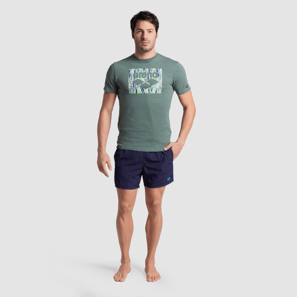 Arena T-Shirt Solid Cotton in GRÜN