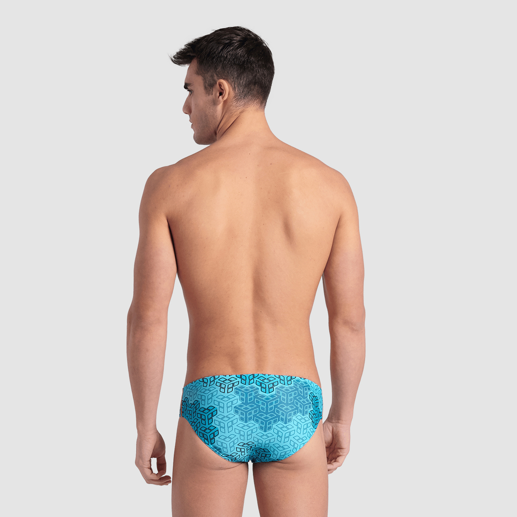 Arena M Arena Camo Kikko Swim Briefs Swim Slip in BLAU