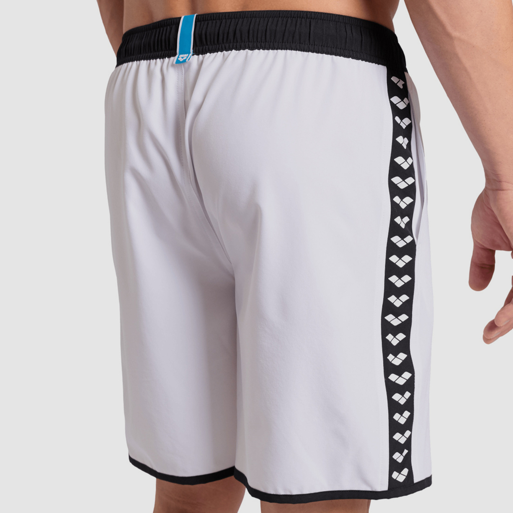 Arena Icons Team Stripe Unisex Bermuda in WEISS