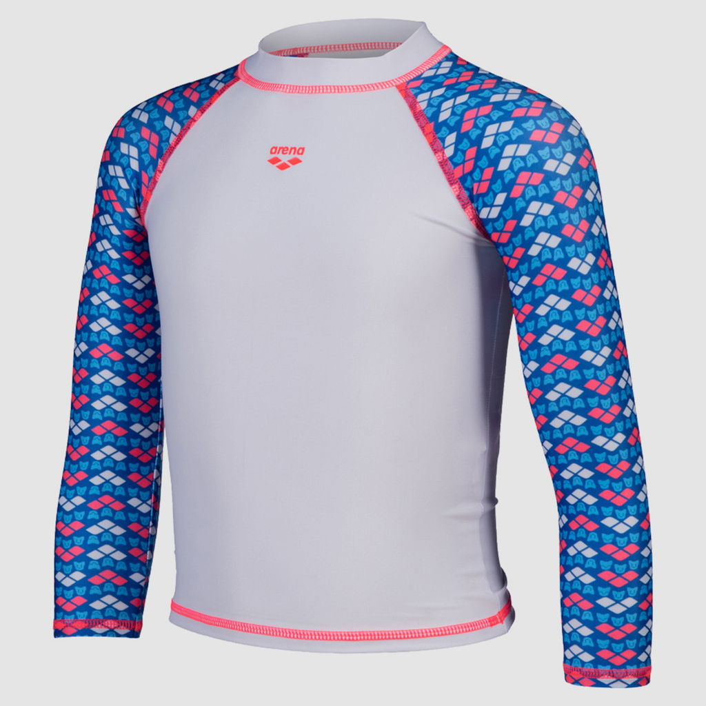 Arena Kids Friends Uv L/S Tee UV Shirt in WEISS