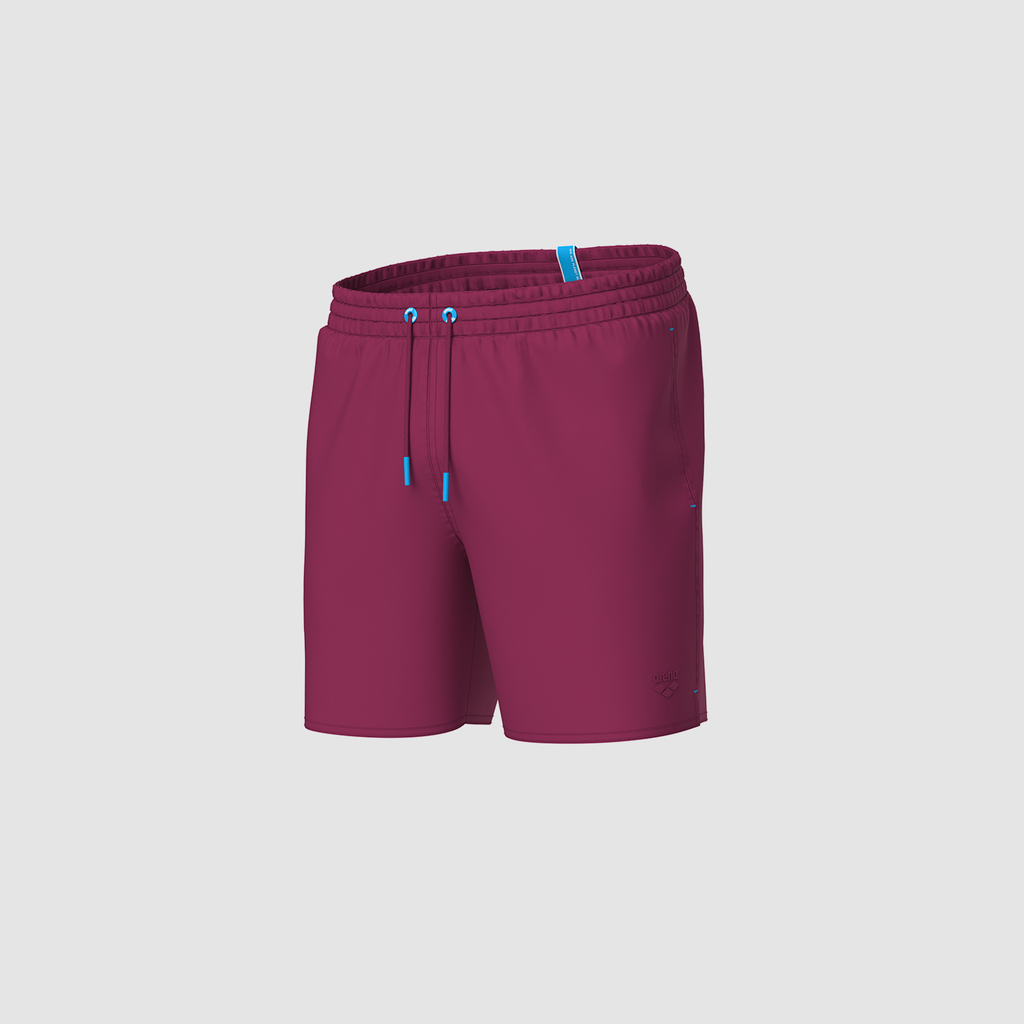 Arena M Arena Solid Boxer Beach Short in VIOLETT