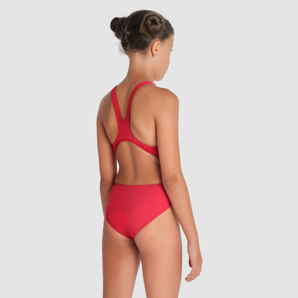 Arena Team Swimsuit Swim Tech Solid Badeanzug in ROT