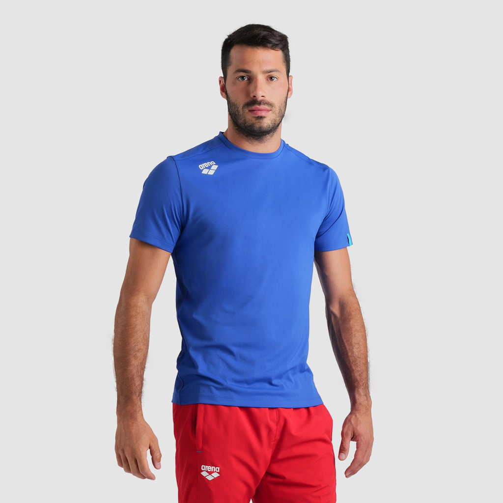 Arena Team T-Shirt Solid in BLAU