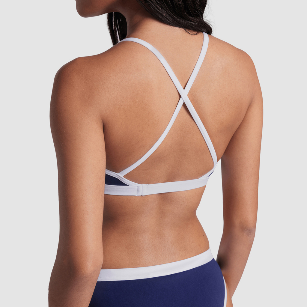 Arena Arena Icons Bikini Cross Back Solid Bikini in BLAU