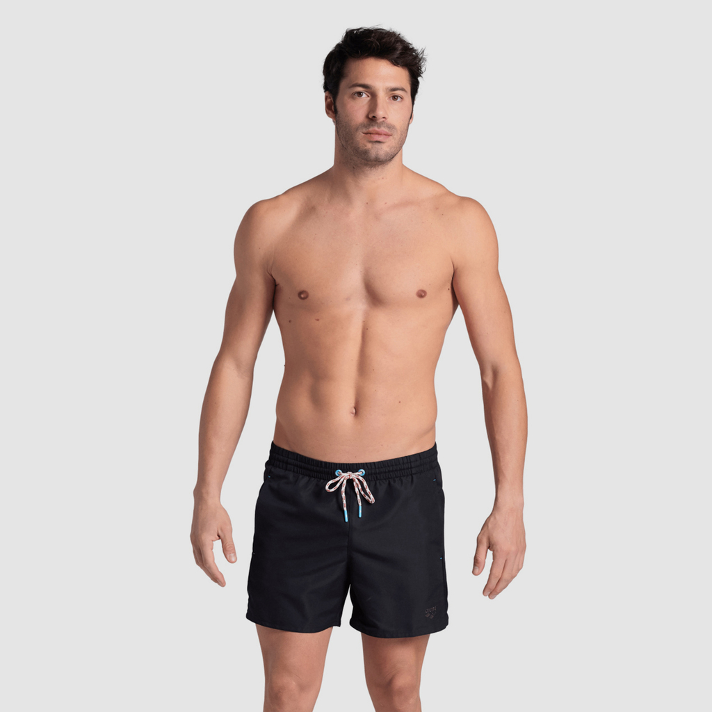 Arena M Arena Pro_File Beach Short Logo Beach Short in SCHWARZ
