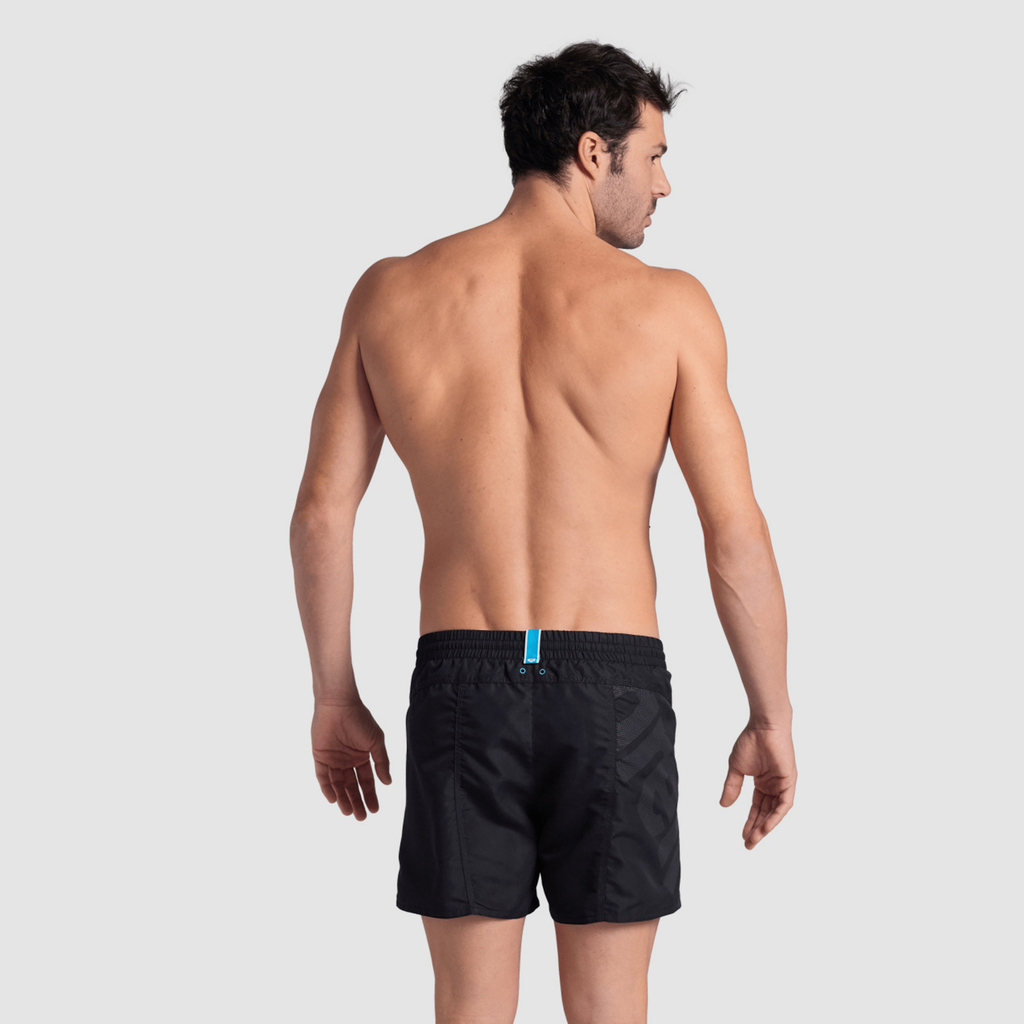 Arena M Arena Pro_File Beach Short Logo Beach Short in SCHWARZ
