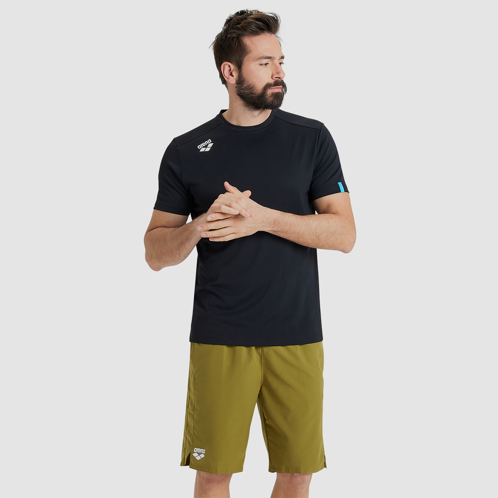 Arena Team T-Shirt Solid in SCHWARZ
