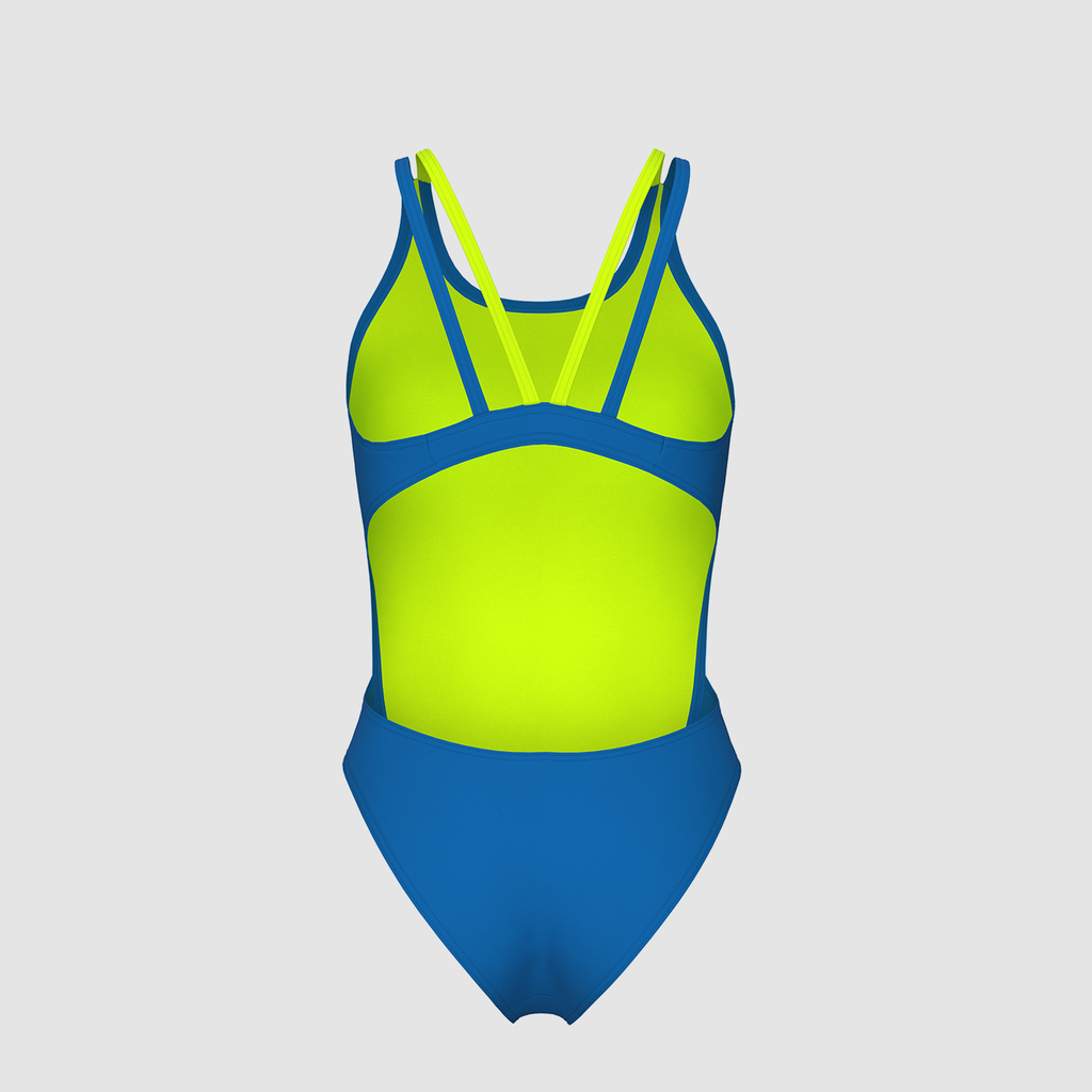 Arena W Arena Swimsuit Tech Multi Solid Badeanzug in BLAU