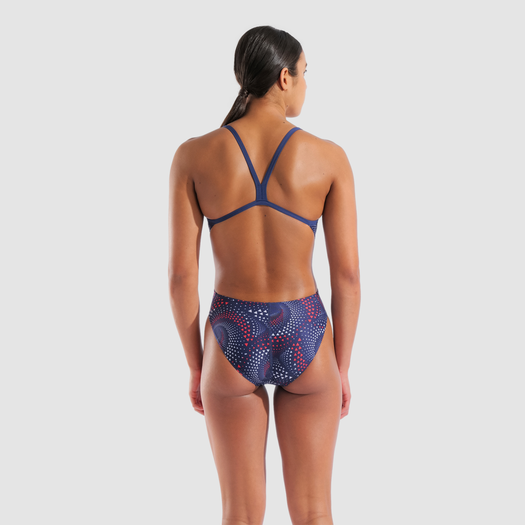 Arena W Arena Fireflow Swimsuit Challenge Back Badeanzug in BLAU