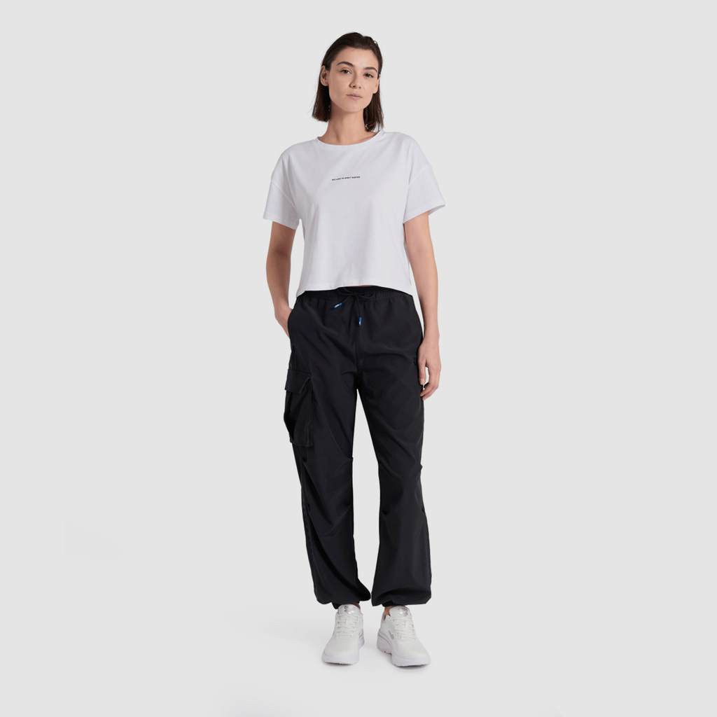 Arena W Arena Crop Tee Printed T-Shirt in WEISS
