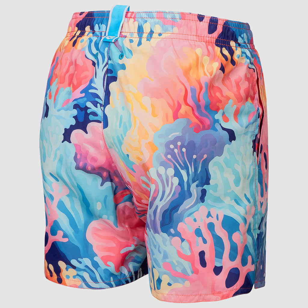 Arena B Beach Boxer Allover Beach Short in GRÜN
