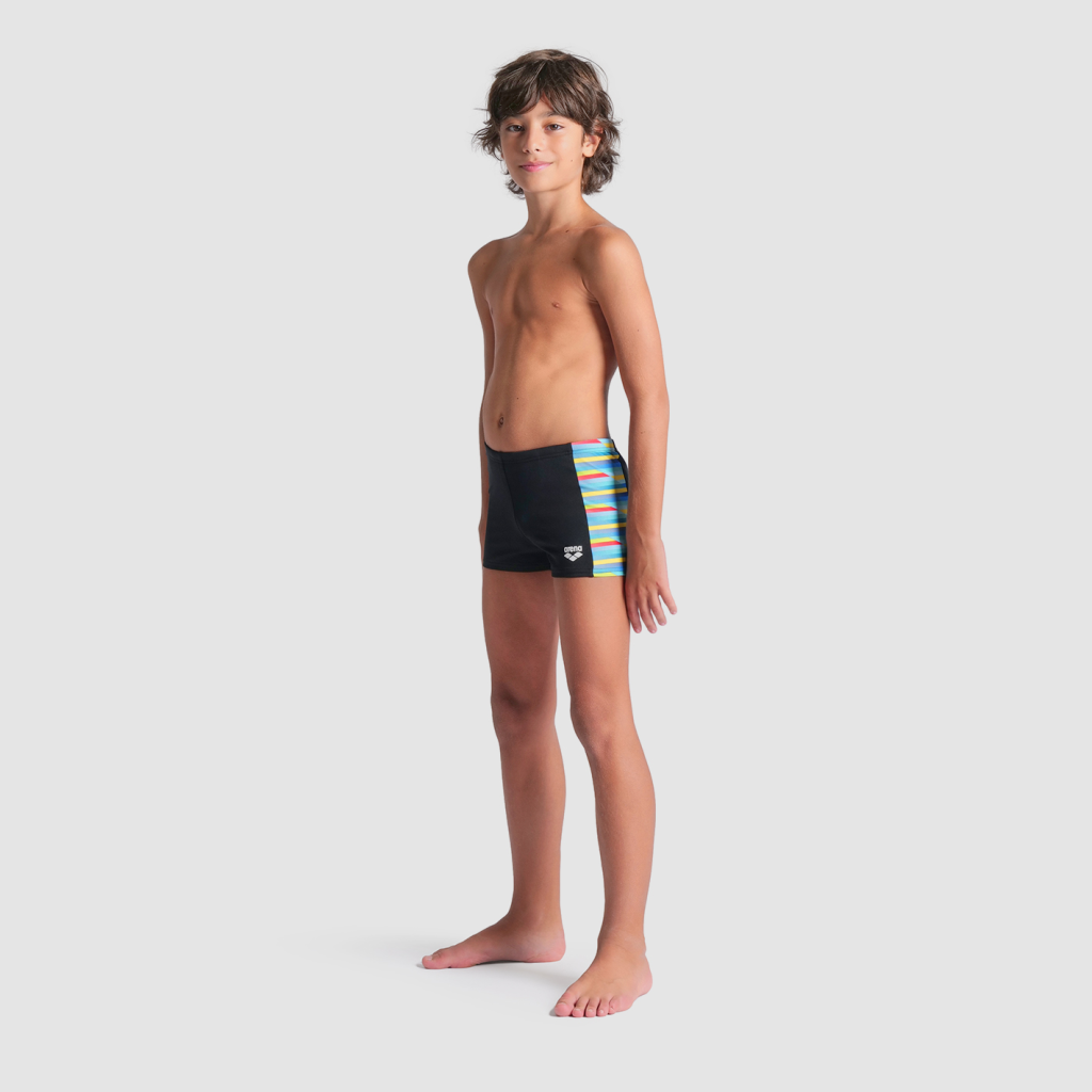 Arena B Arena Racing Stripe Swim Short in SCHWARZ