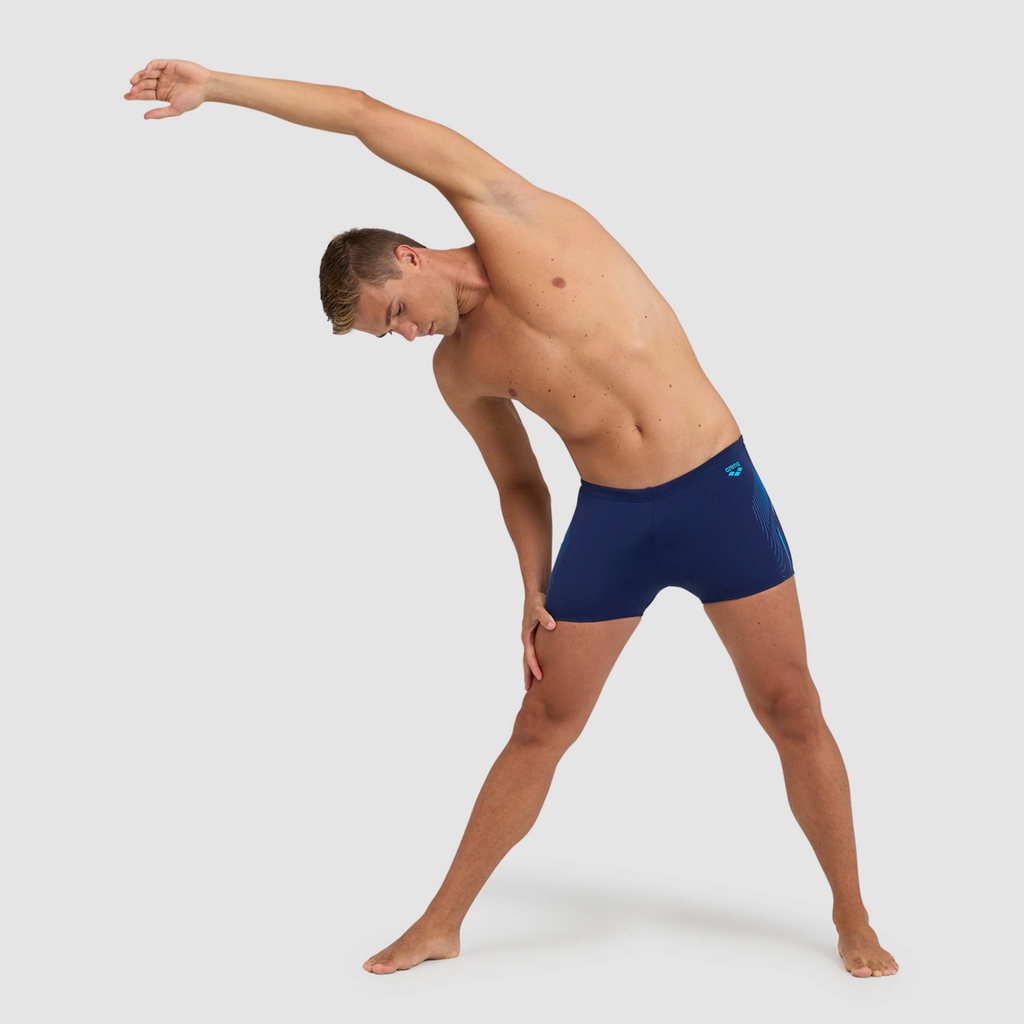 Arena Swim Short Graphic IV in BLAU