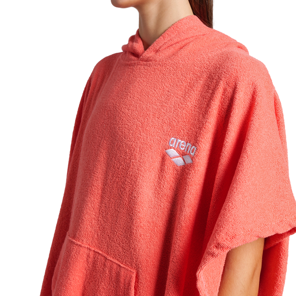 Arena Arena Cotton Poncho in ROT