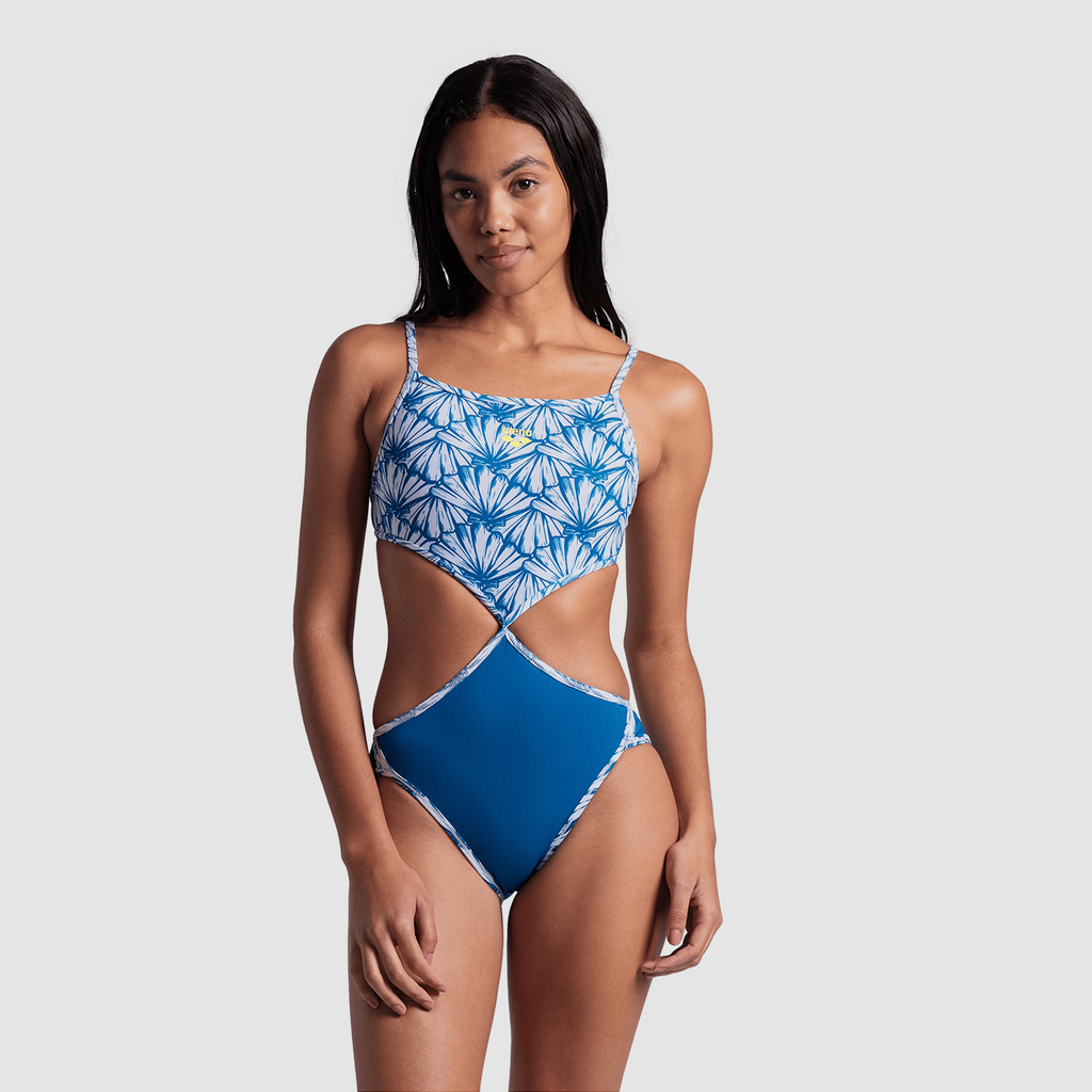 Arena Rule Breaker Swimsuit Twist'N'Mix R Badeanzug in BLAU