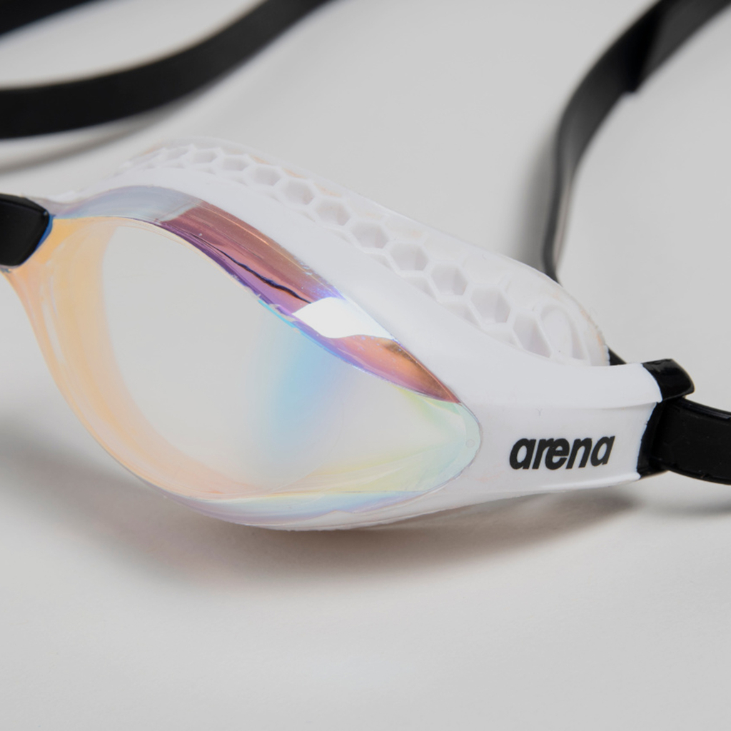 Arena Air-Speed Mirror Schwimmbrille in WEISS