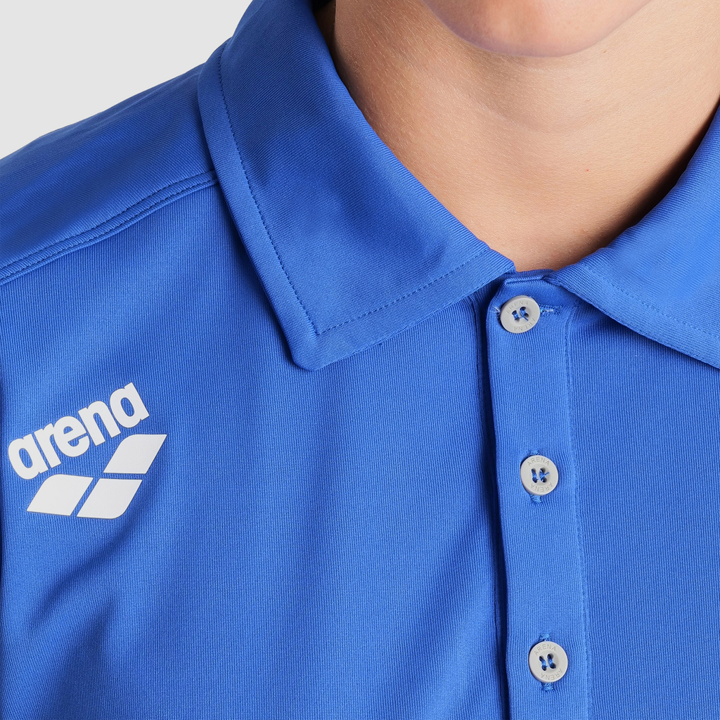 Arena Team Poloshirt Solid in BLAU