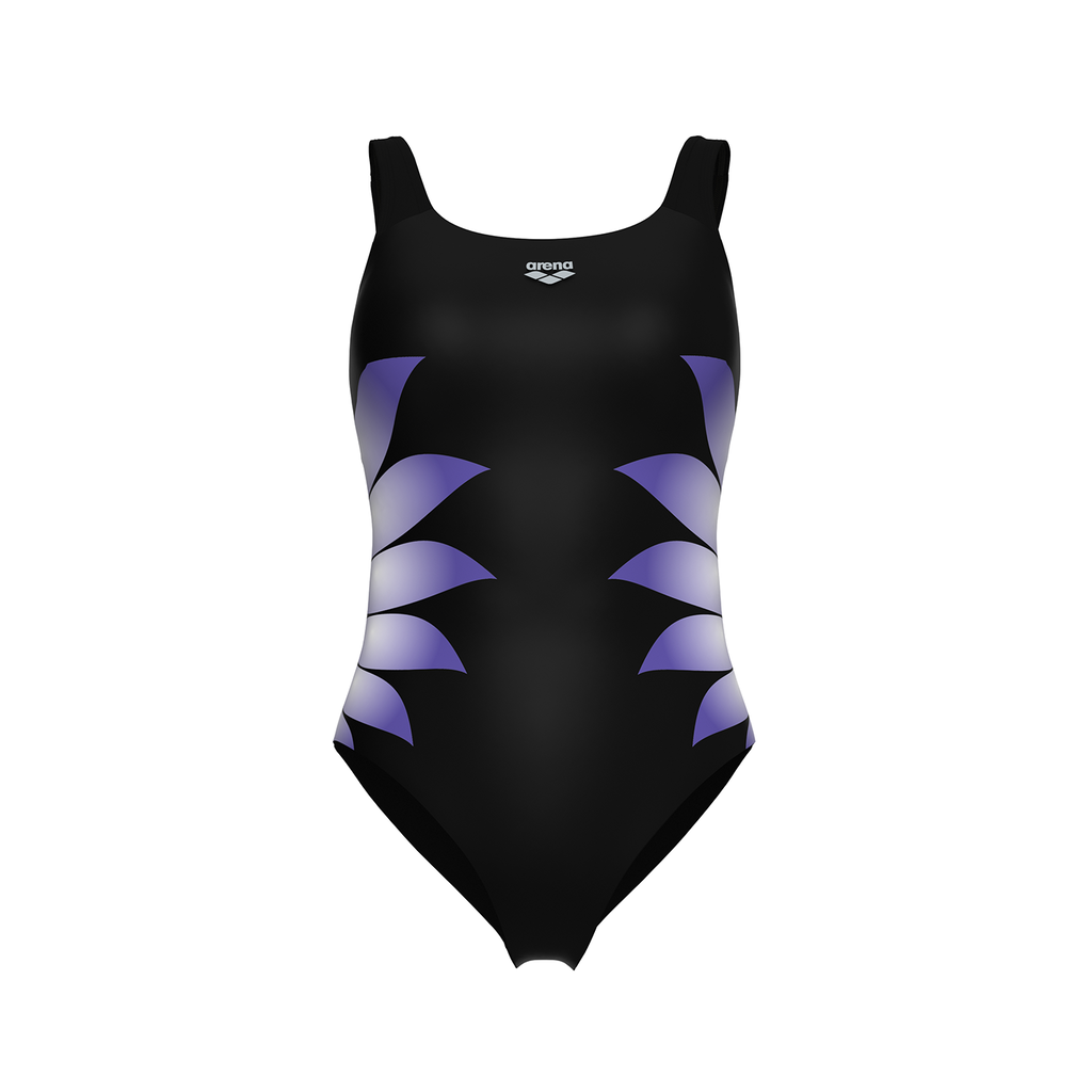 Arena W Arena Swimsuit Alice Wing Back C Cup Figurformender Badeanzug in SCHWARZ