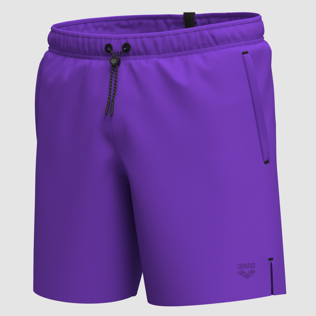 Arena M Arena Evo Beach Boxer Solid Beach Short in VIOLETT