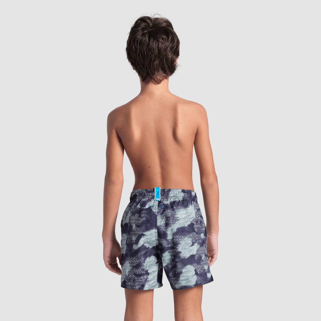 B Beach Boxer Allover Beach Short asphalt/multi rueckseite_bild_brandshop