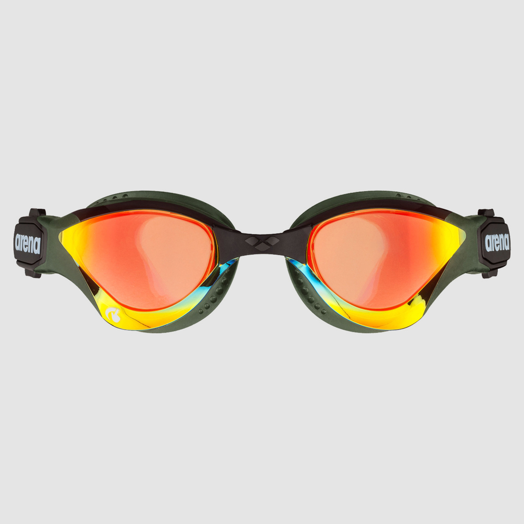 Arena Cobra Tri Swipe Mirror Schwimmbrille in GRÜN