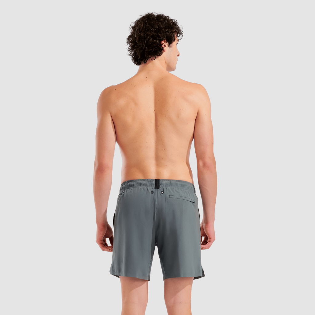 Arena M Arena Evo Beach Boxer Solid Beach Short in GRAU