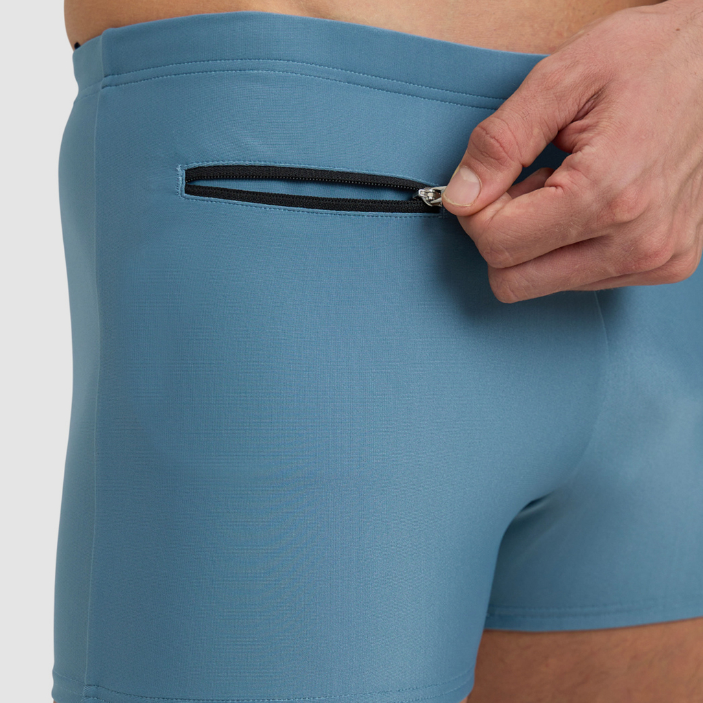 Arena Arena Zip Swim Short in GRAU