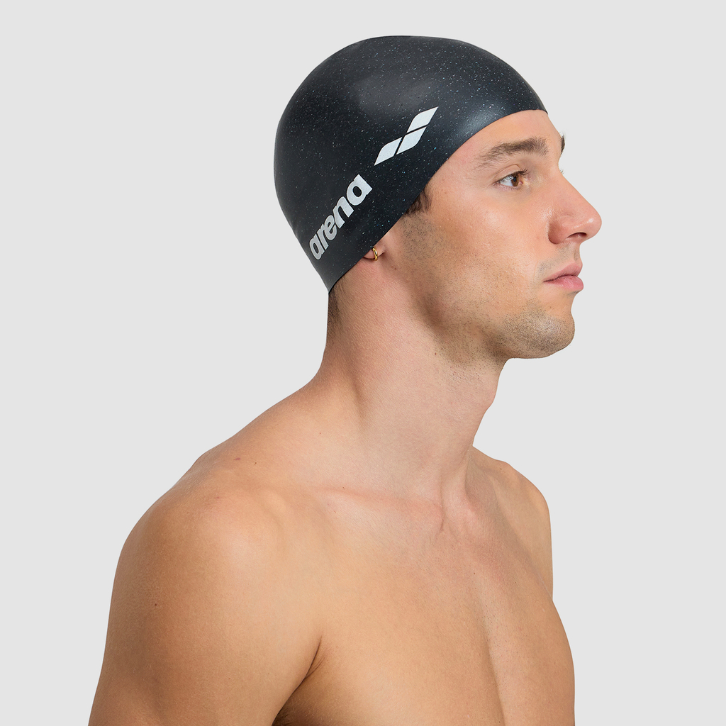 Arena Silicone Cap in SCHWARZ