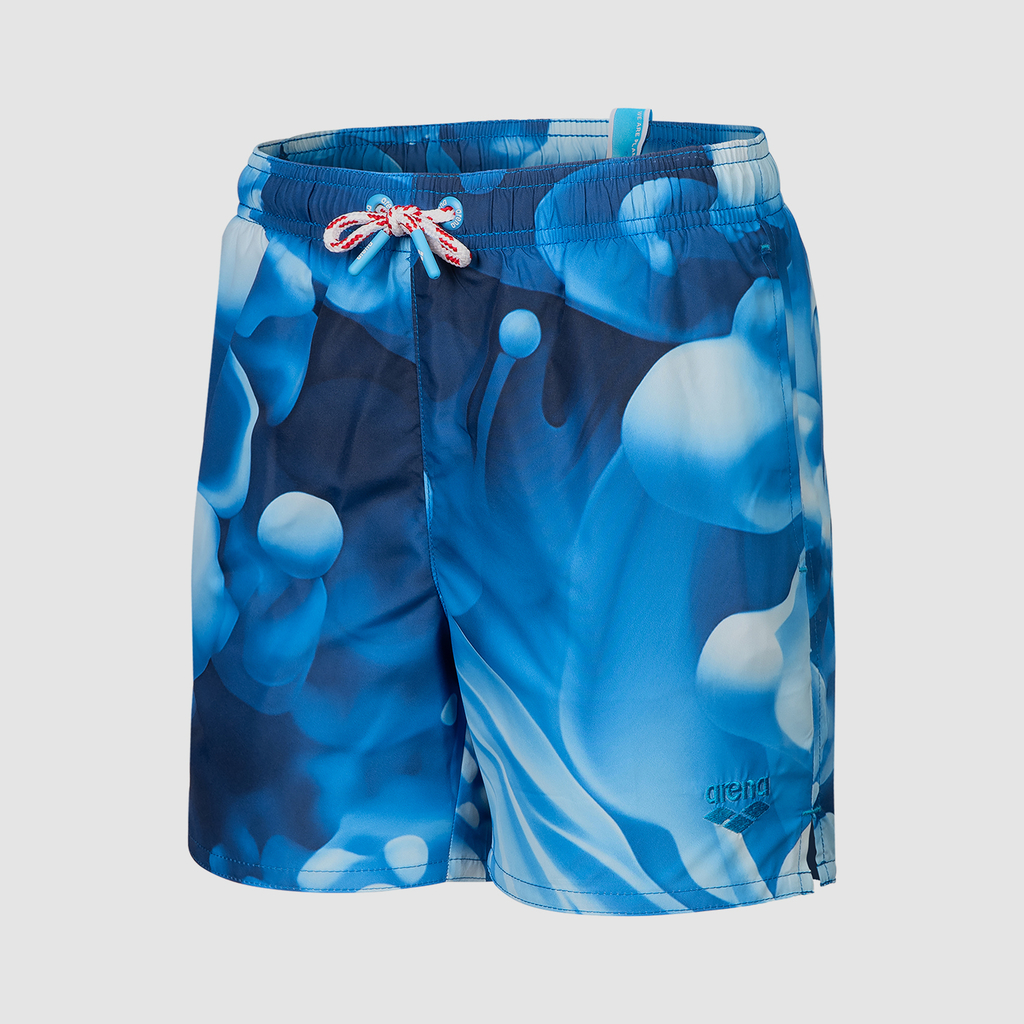 Arena B Beach Boxer Allover Beach Short in BLAU